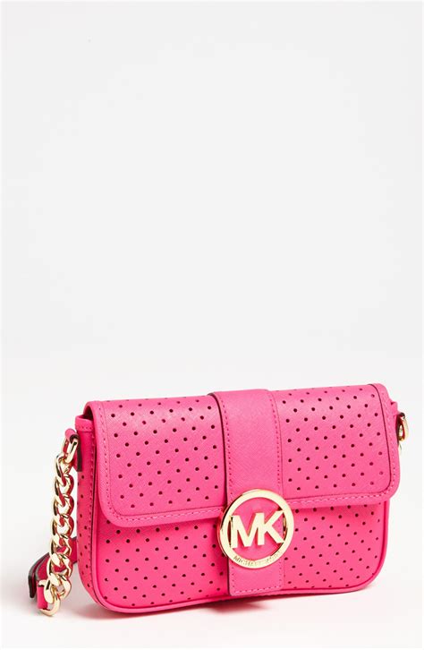 michael kors crossbody pink purse|Michael Kors pink purse small.